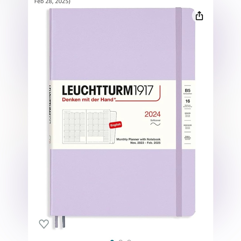 Leuchtturm1917 Weekly Planner - NWOT